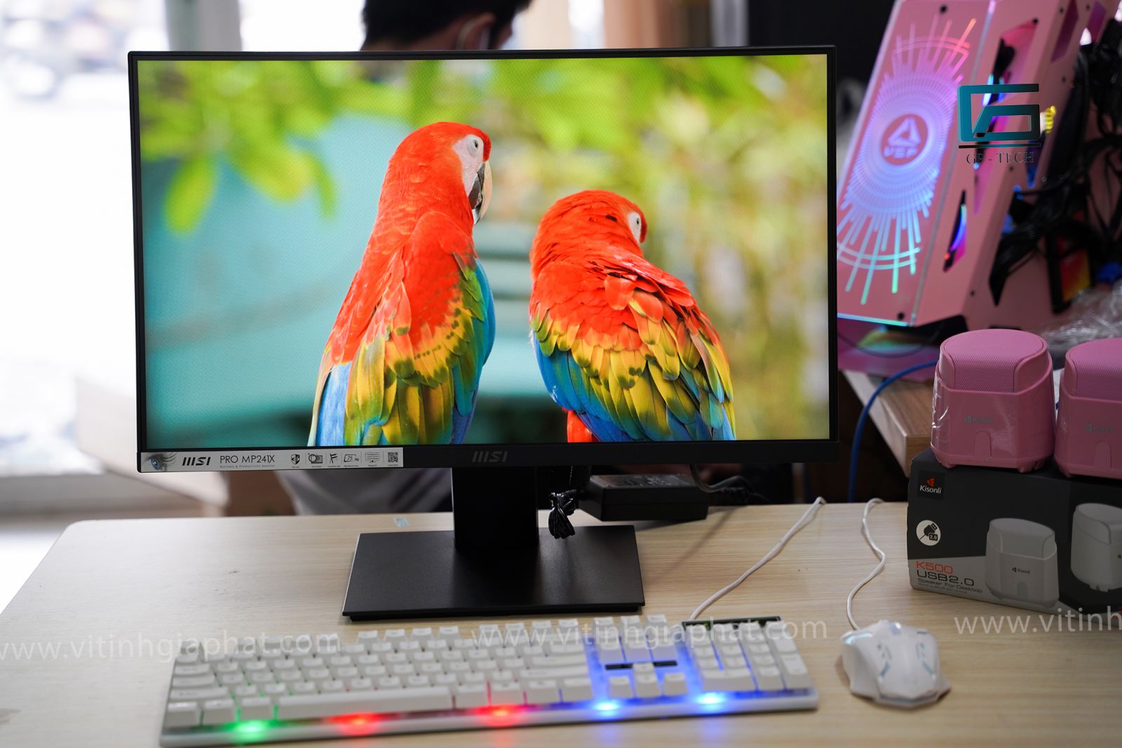 Màn hình máy tính msi pro mp241x 23.8 inch fhd/va/75hz/8ms