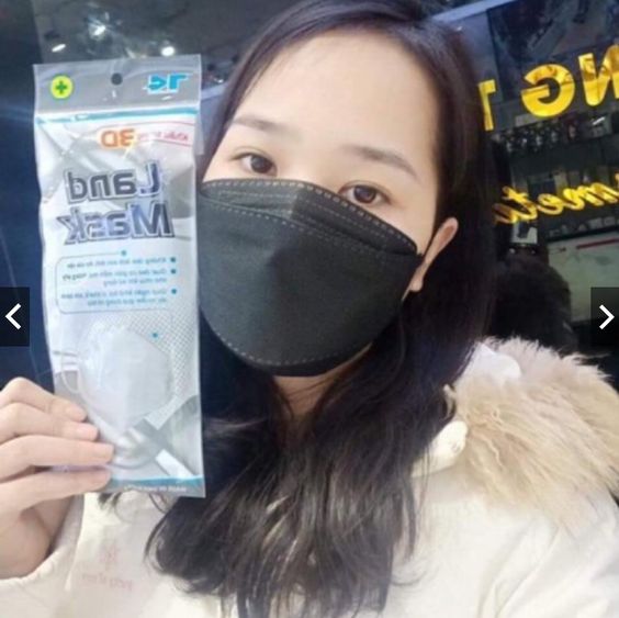 [HCM][Set 6 cái MÀU ĐEN] Khẩu Trang 3D Land Mask tiêu chuẩn KF94 xuất Hàn