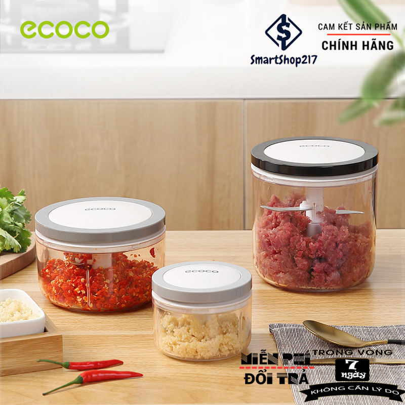 Bộ Dụng Cụ Nhà Bếp Đa Năng Nghiền Tỏi, Cắt Rau Củ Quả, Đánh Trứng, Xay Thịt, Xay Cháo, ... Thương Hiệu Nhật Bản ECOCO