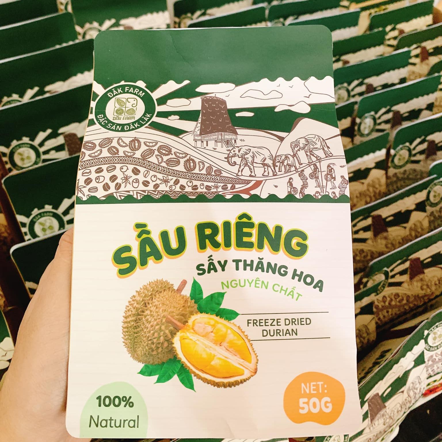 Sầu riêng sấy thăng hoa- đắk farm
