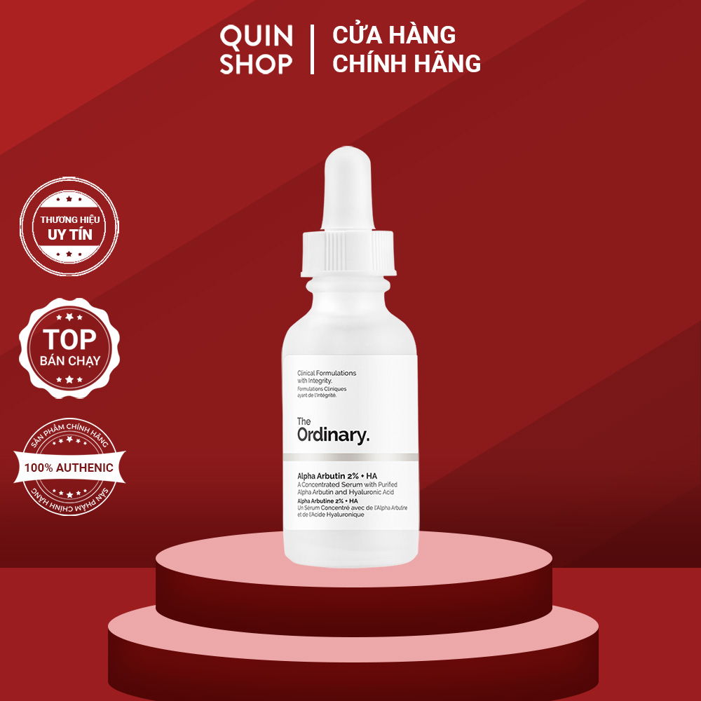 Tinh chất dưỡng sáng da the ordinary alpha arbutin 2% + ha