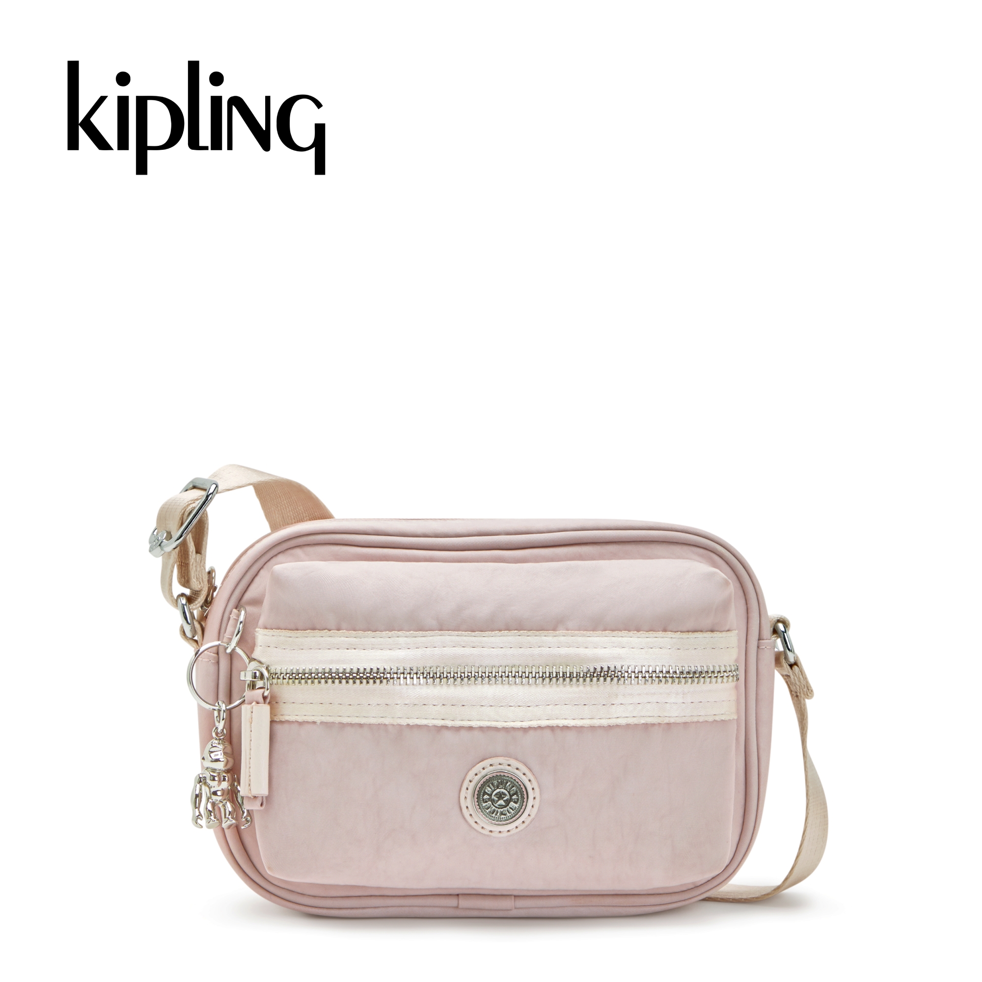 Kipling Túi Đeo Chéo Enise Mild Pink Mix / Strong Blue Mix/ Clear Lavender HUKI6899