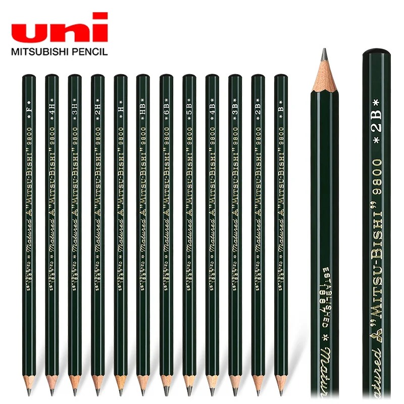 Bút Chì Phác Thảo Uniball Mitsubishi 9800 Nhật Bản