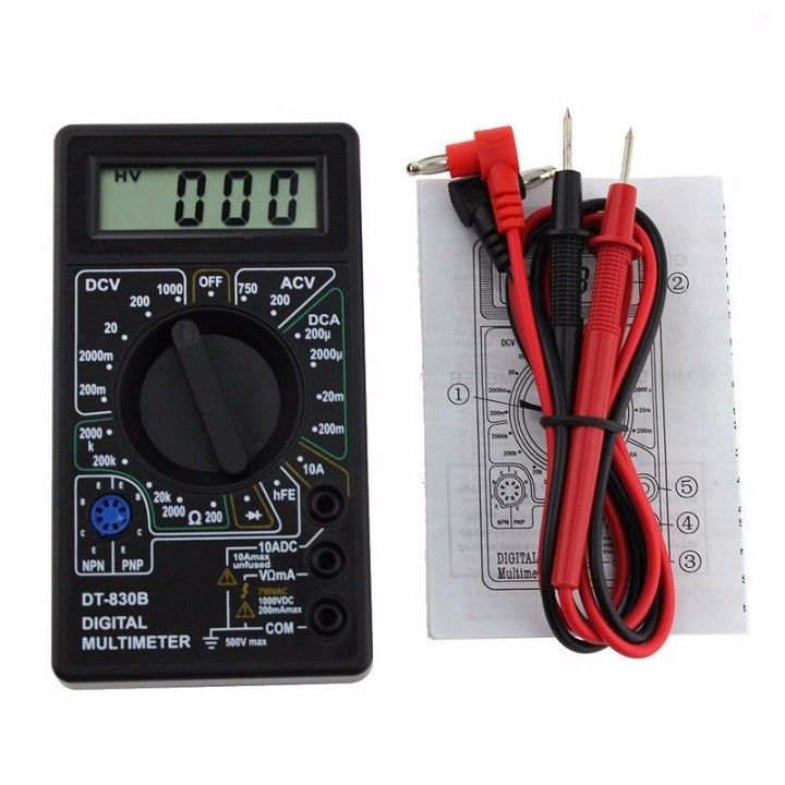 Đồng hồ đo vạn năng cho thợ điện tử dt-830d susu