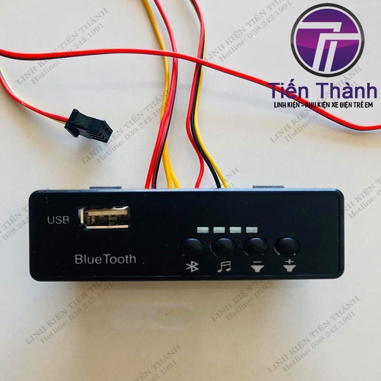 Mạch phát nhạc ô tô xe máy điện trẻ em loại chữ nhật có blutooth