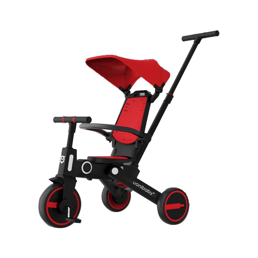 Xe đẩy hai chiều gấp gọn kiêm xe 3 bánh cho bé uonibaby - hàng chính hãng, bảo hành 1 năm