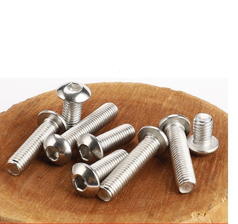 Combo 50c bulong lục giác chìm đầu cầu INOX 304 M3, M3X6, M3X8, M3X10, M3X12, M3X16, M3X20