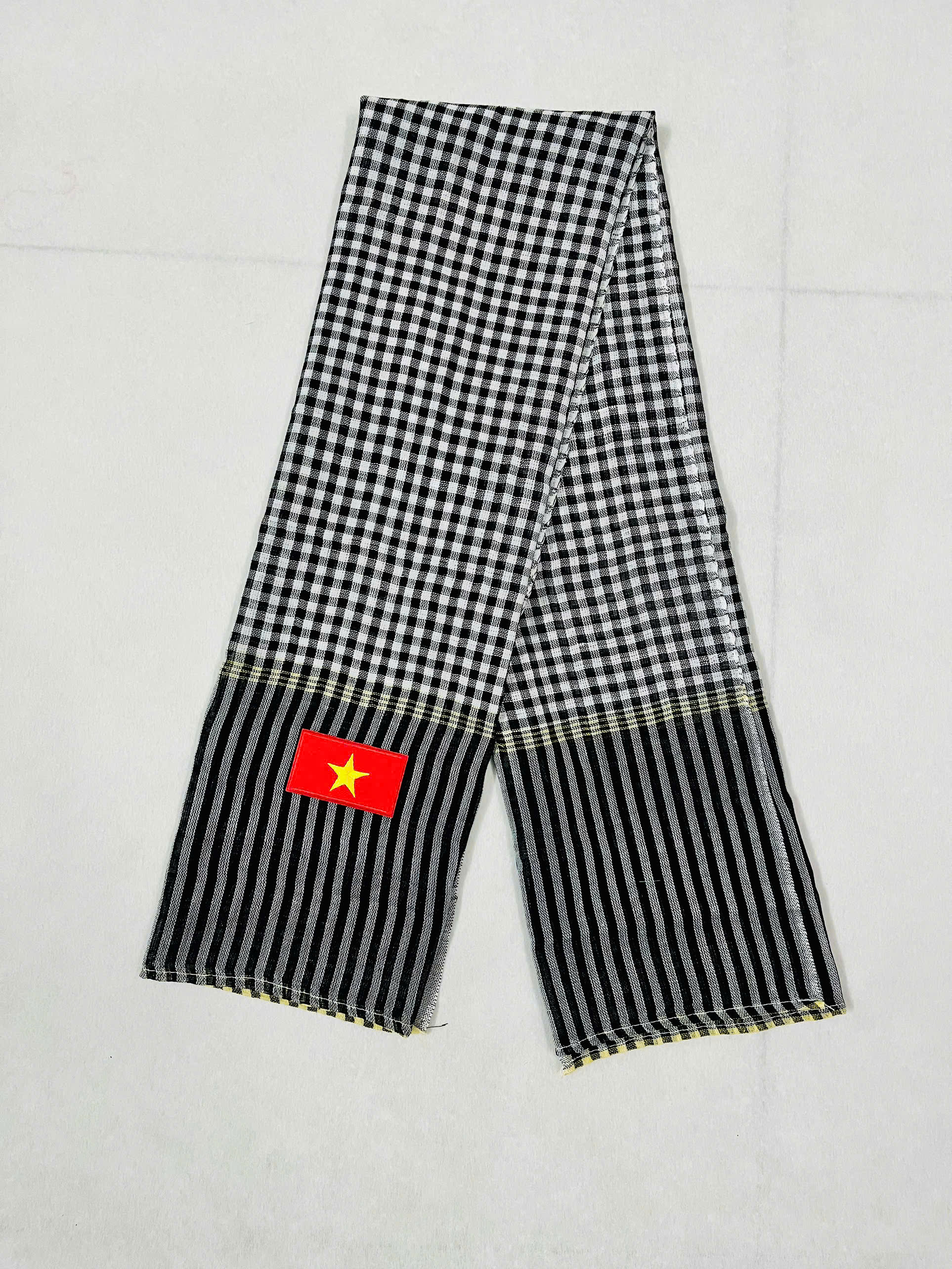 Embroidered Bandana with Vietnamese Flag Size 60Cmx165Cm, 55Cmx120Cm to Celebrate National Day September 2 - 2