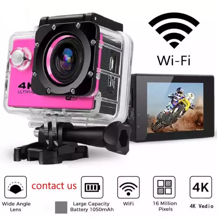 Camera hành trình 4k wifi a19 chính hãng begor sport chống nước, chống rung - có remote full box