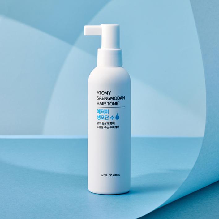 Dung dịch xịt thảo dược ngăn rụng tóc, da đầu chắc khoẻ, thẩm thấu nhanh và kích thích mọc tóc trở lại 200ml - Atomy Saengmodan Hair Tonic - 애터미 생모단수 - Атоми тоник Сэнмодан