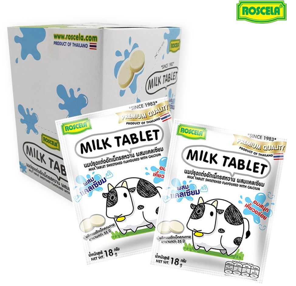 Kẹo sữa bò Milk Tablet Thái Lan 18g