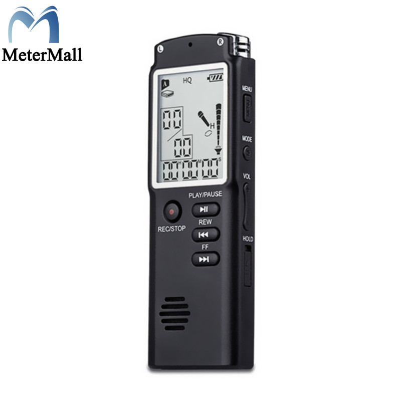 Máy ghi âm 8gb/16gb/32gb máy ghi âm kỹ thuật số dictaphone usb chuyên nghiệp với máy phát mp3 wav