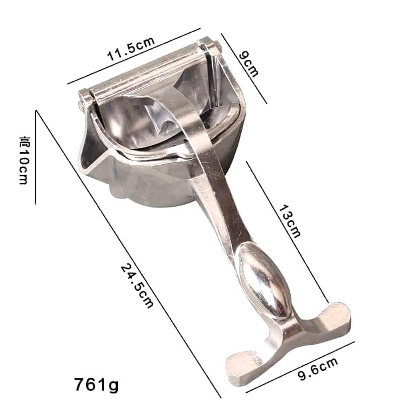 (B)Dụng Cụ Ép Trái Cây Bằng Tay, Dụng Cụ Vắt Cam Chuyên Dụng, Máy Hoa Quả Cầm Tay Đa Năng, An Toàn, Tiện Dụng, Chất Liệu Gang + Inox Không Gỉ, Dễ Sử Dụng