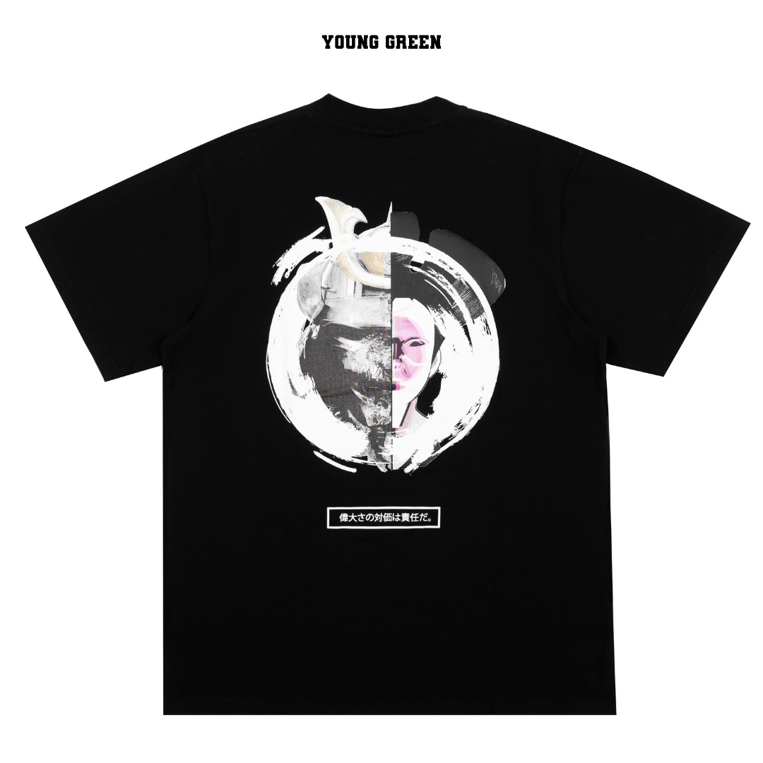 Áo thunyoung green trust tee - best seller