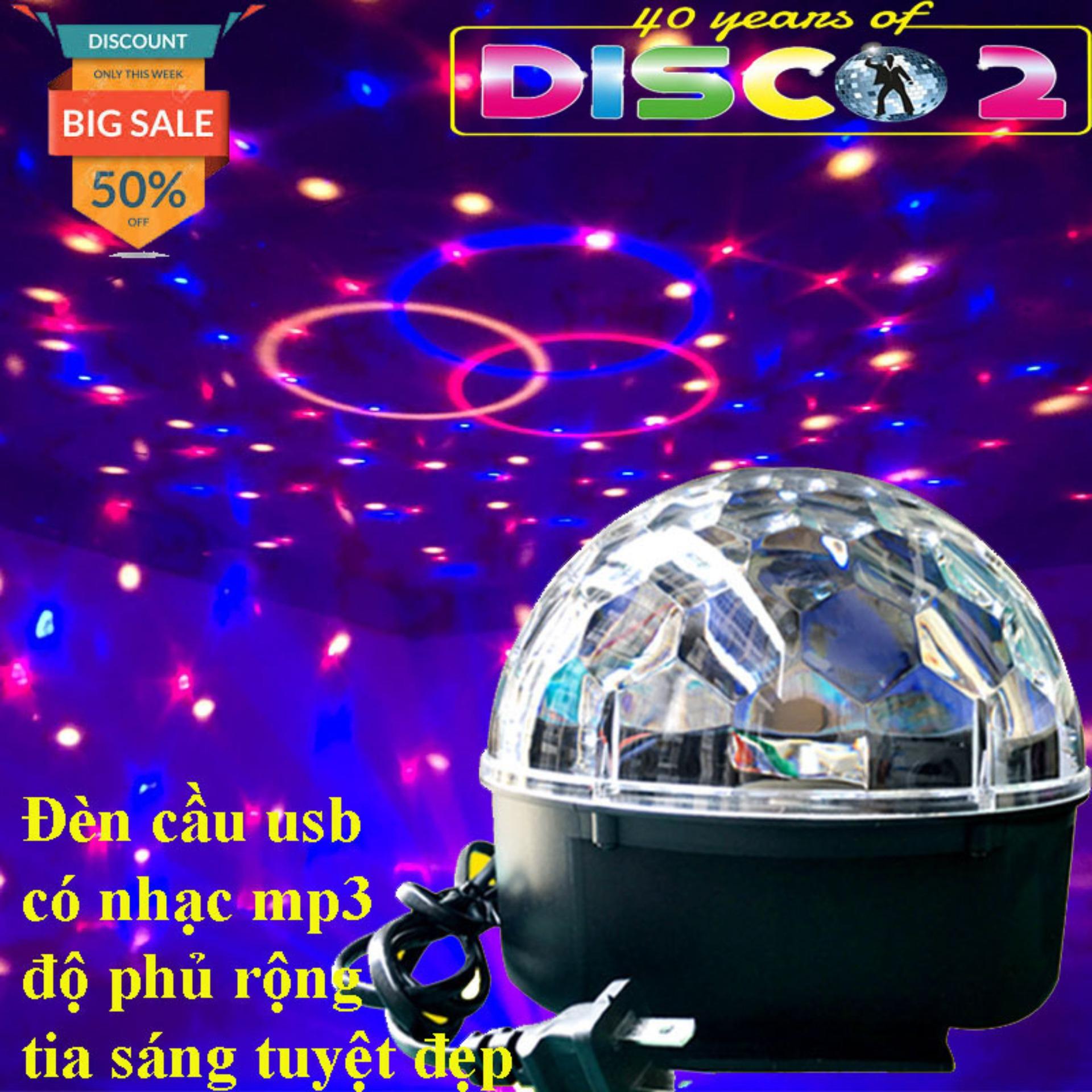 Đèn Chiếu Mini  Đèn LED xoay nhiều màu Đèn Vũ Trường Mini.Đèn Sân Khấu Usb 7 Màu Led Cao Cấp Đèn Led Nháy 3D Đèn Nháy Có Nhạc Usb,