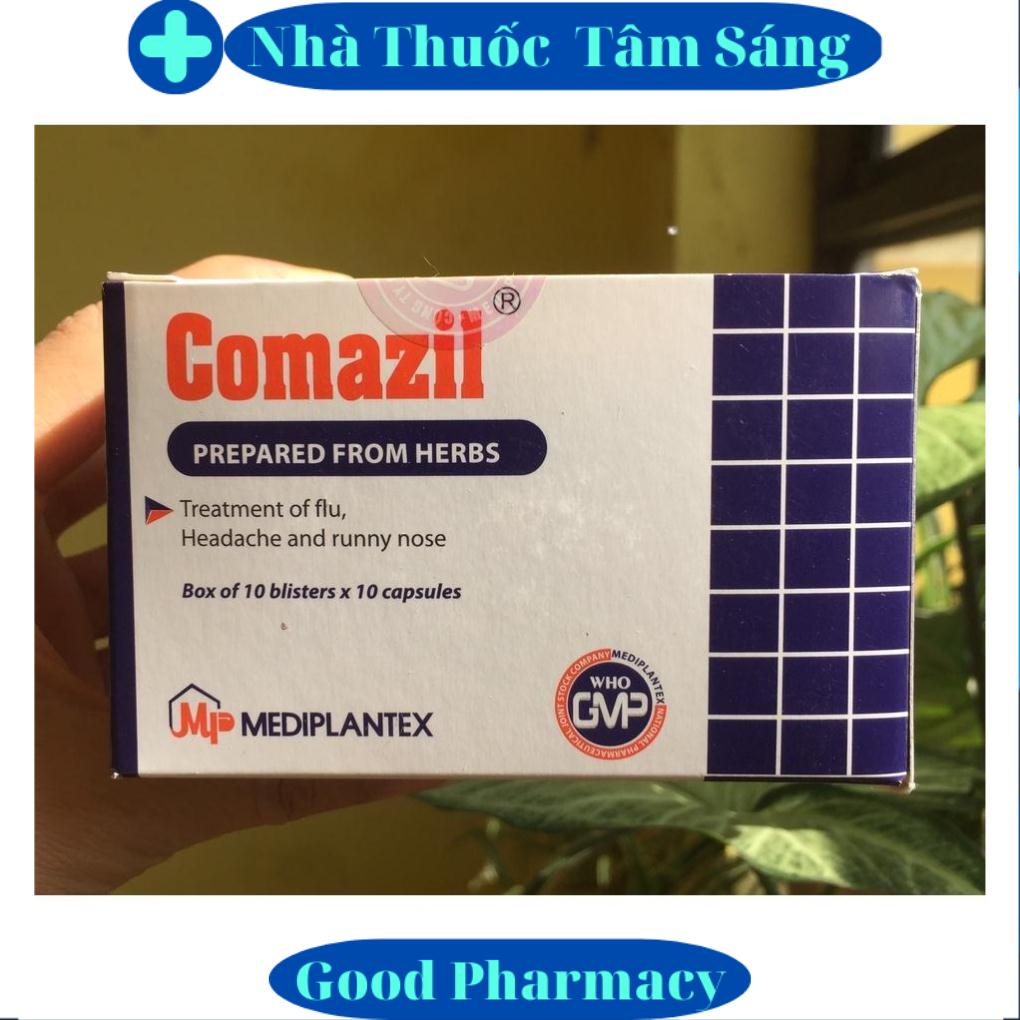 Comazil giúp Cảm lạnh cảm cúm hắt hơi sổ mũi ngạt mũi từ 100% thảo dược