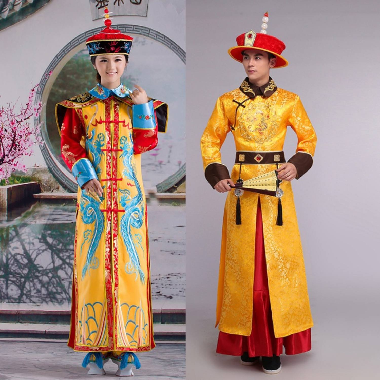 Trang phục hóa trang hoàng hậu nhà thanh bộ quần áo phi tần nhà thanh trυng quốc, trang phục từ hy thái hậu