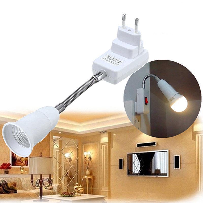 Đui đèn Đa Năng Điều Chỉnh Có Công Tắc E27