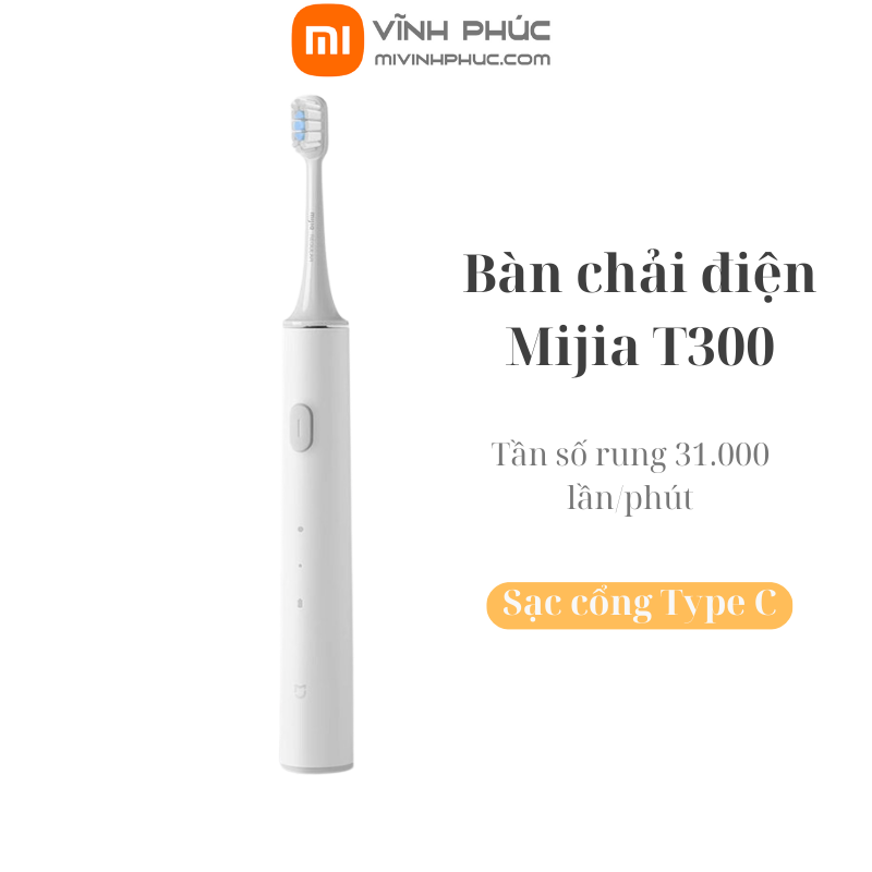 Bàn Chải Đánh Răng Điện Xiaomi Mijia T200 - Công Nghệ Sóng Âm
