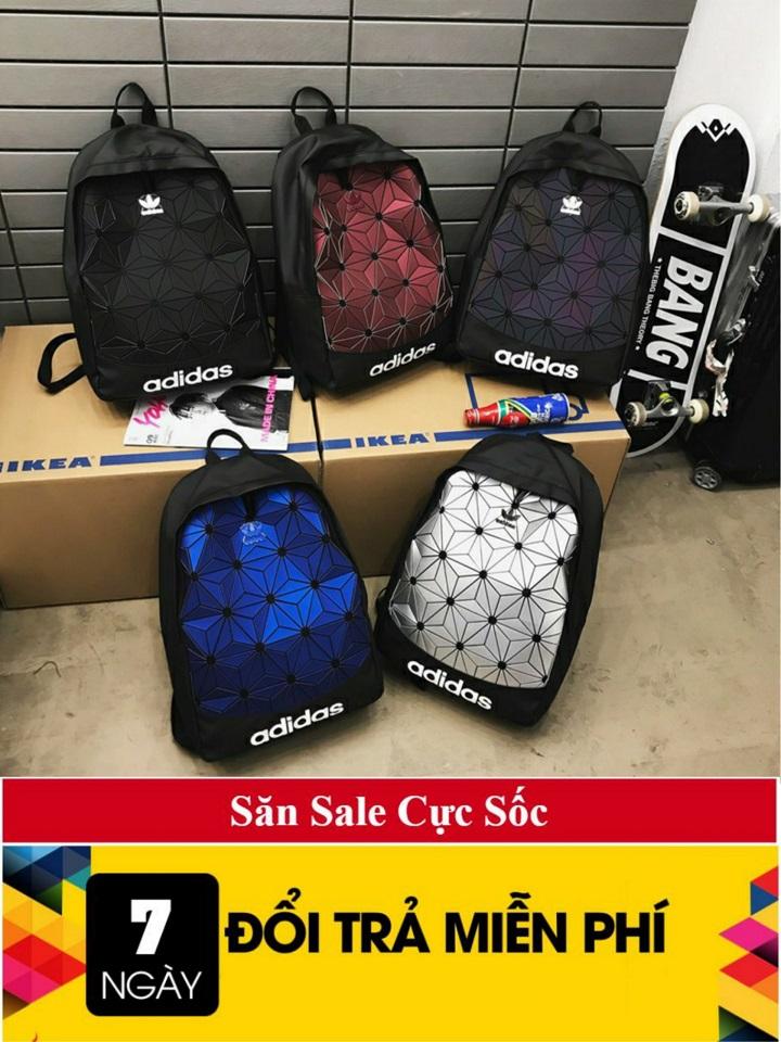 Balo Adidas Phản Quang Nam Nữ ( Chống THẤM, NƯỚC, BỤI BẨN ) Thời Trang, Balo Đi Học Đi Chơi Phản Quang Balo 5theway