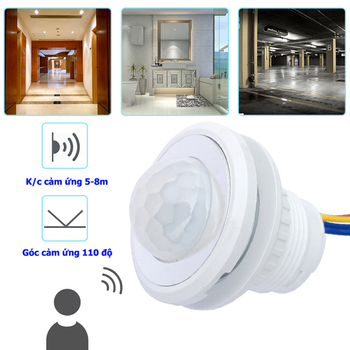 Công tắc cảm biến chuyển động hồng ngoại DC1