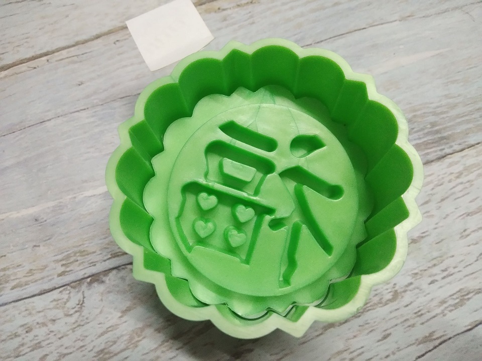 KHUÔN XÔI TRÒN XANH HÌNH CHỮ PHƯỚC 9 CM