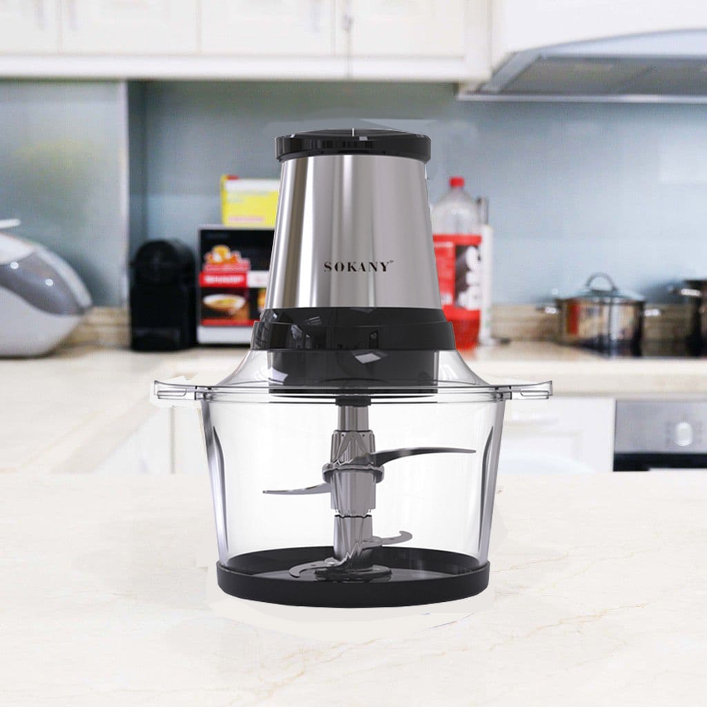 Máy xay sinh tố, máy xay hoa quả, máy xay thịt, thực phẩm Sokany công suất cực lớn 800W với hai tầng dao xay siêu mịn [ ĐỔI MỚI 1-1, BẢO HÀNH 1 NĂM NẾU CÓ LỖI ]