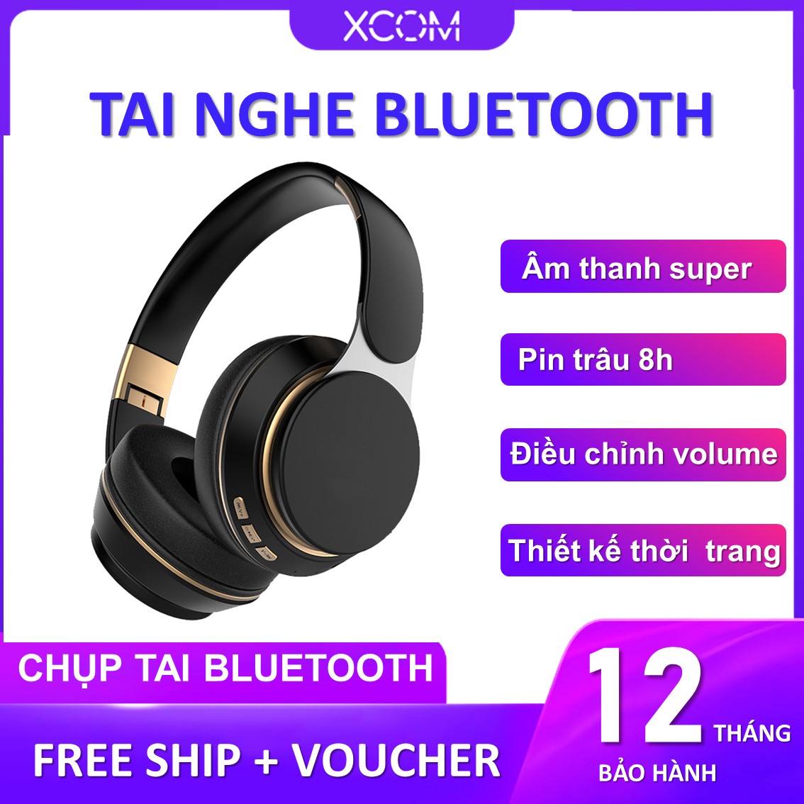Tai nghe chụp tai bluetooth không dây memo s70 mẫu tai nghe on ear bluettooth chống ồn pin trâu âm thanh 7.1 siêu bass pin 10h chơi thể thao gaming pubg mobile cho điện thoại android iphone máy tính laptop - hàng chính hãng