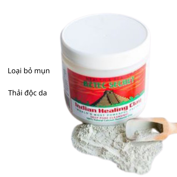 Loại bỏ mụn , hút dầu thừa , se khít lỗ chân lông , mặt nạ đất sét Aztec 50g