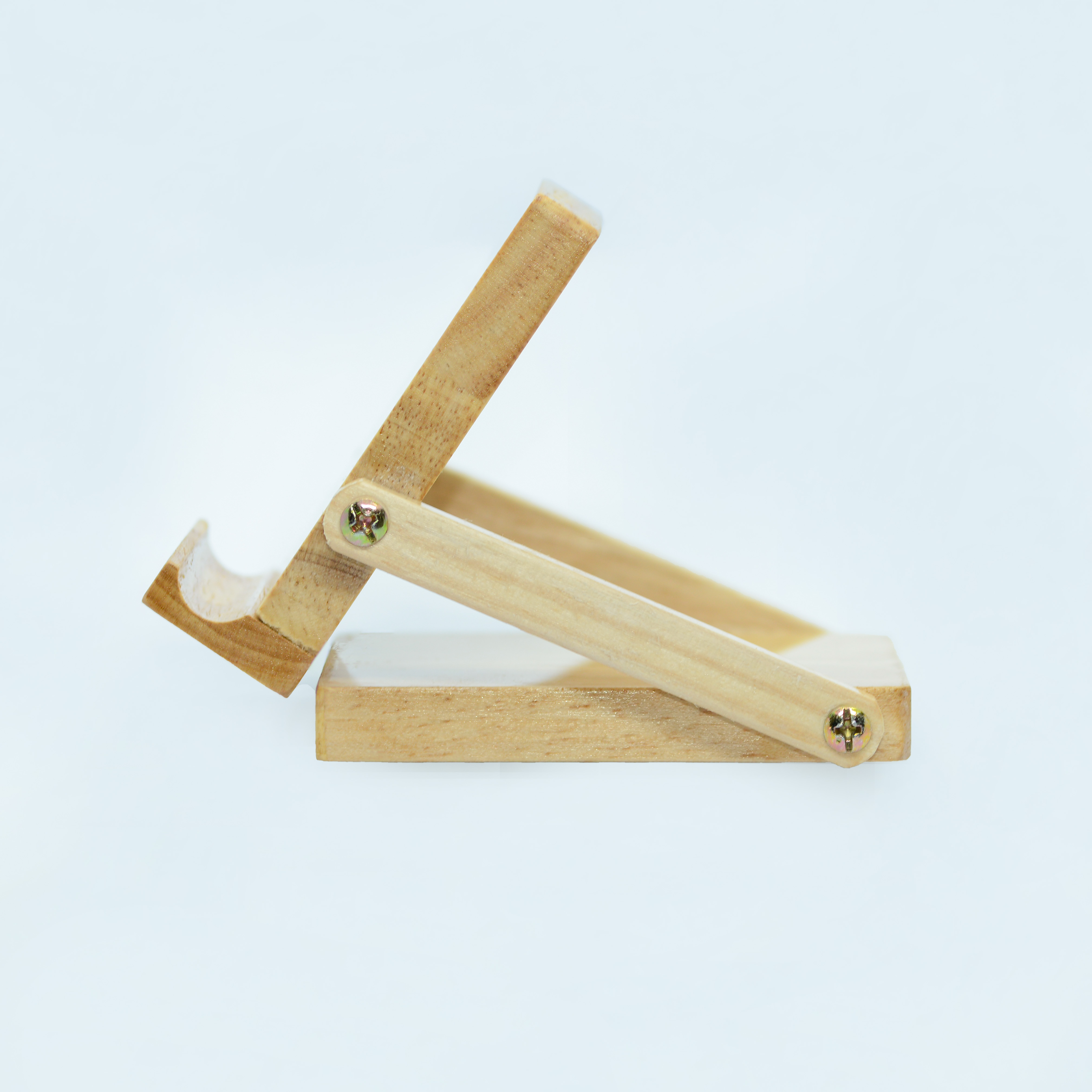 Kệ để điện thoại bằng gỗ dễ dàng thay đổi góc nhìn cứng cáp - loại gấp gọn
