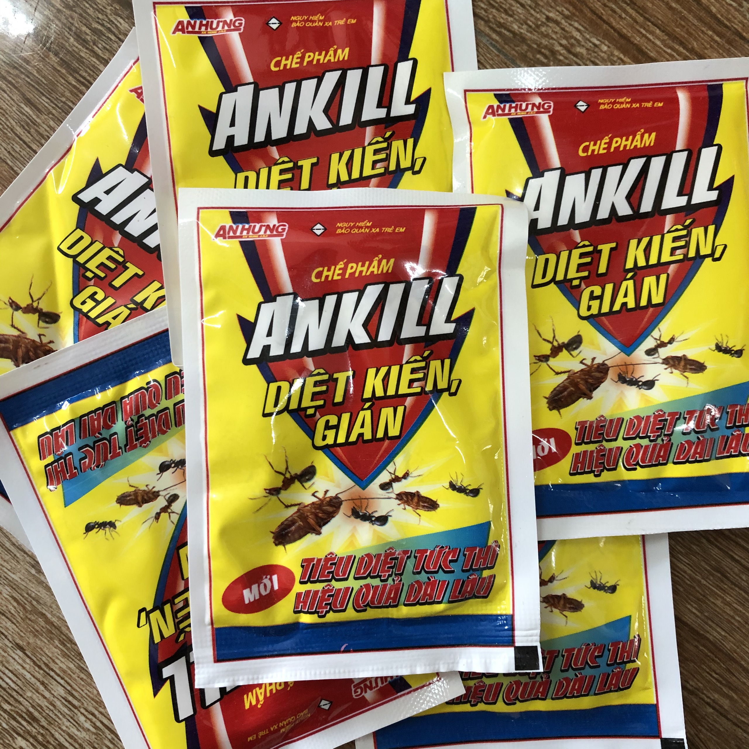 Combo 10 gói diệt kiến gián ankill 20g; thuốc diệt kiến gián sinh học ankill an toan cho mọi nhà
