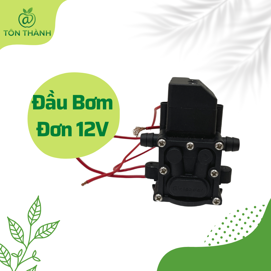 Đầu bơm đơn thay thế bơm mini tưới cây , rửa xe , phun sương