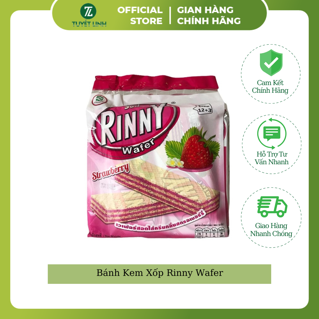 Bánh Kem Xốp Rinny Wafer Thái Lan