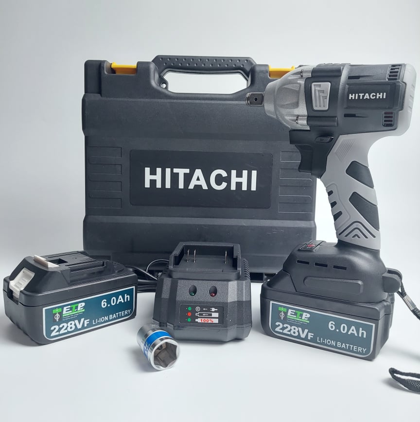 Máy Siết Bulong Hitachi 199Vf - Máy bắn vít pin 10sell cực khỏe bền bỉ - không chổi than lõi đồng - đầu 2 trong 1 dùng tiện lợi sử dụng