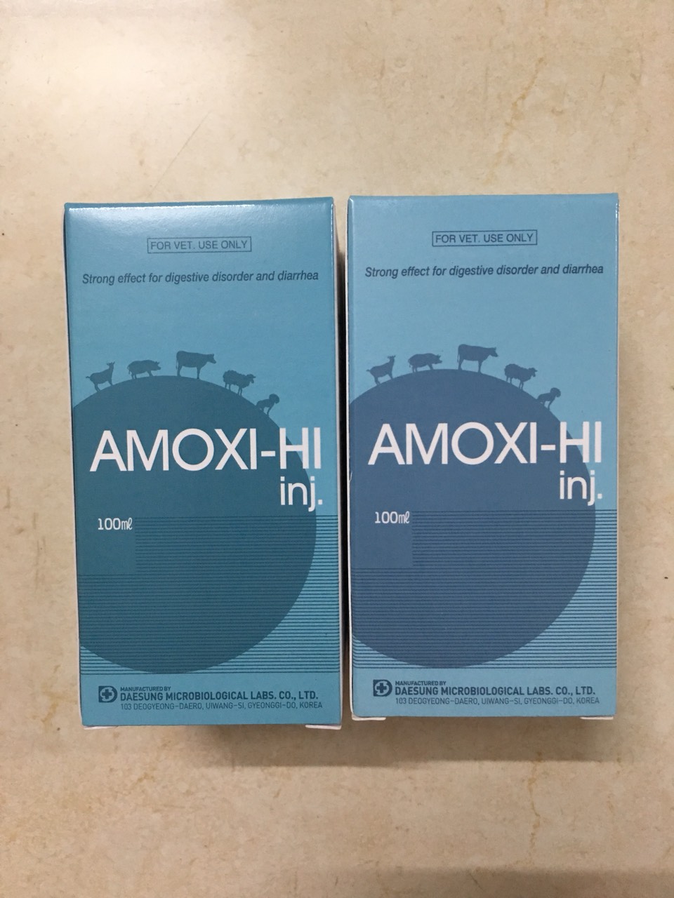 Amoxi - hi inj 100ml (amox - colis) - chỉ dùng trong thú y