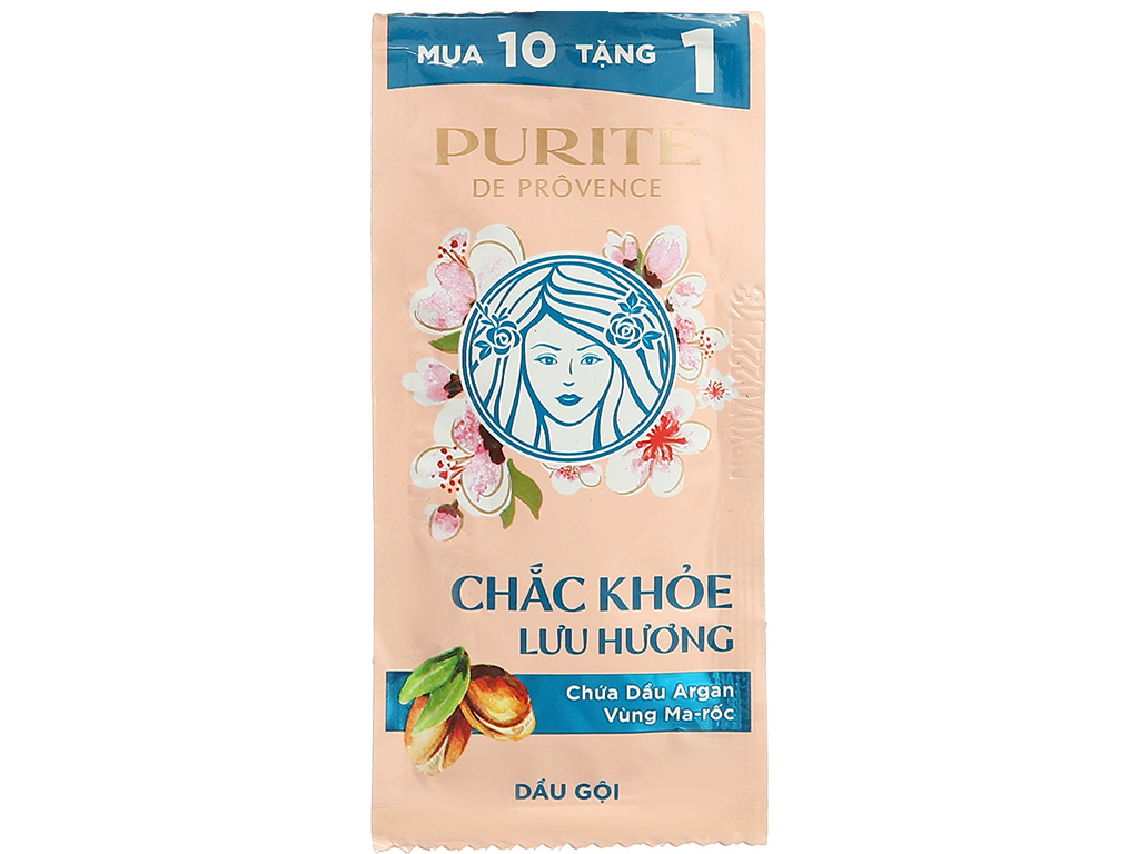 Dầu gội Purité hoa anh đào và dầu Argan 5.8ml