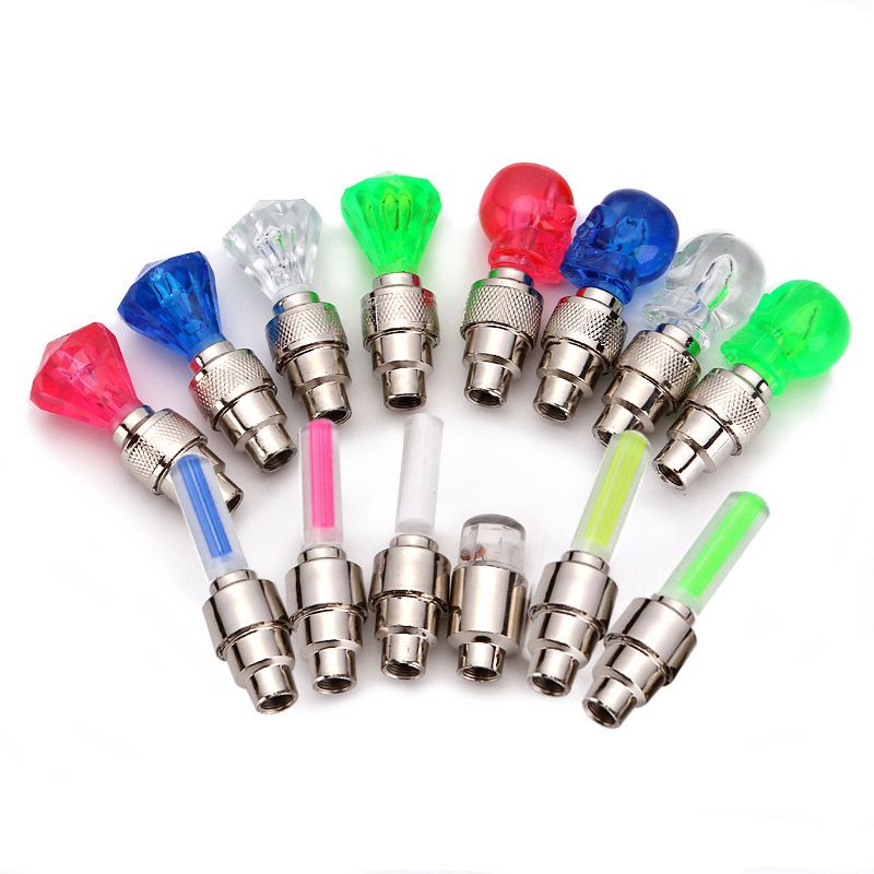 Đèn led gắn van xe đạp xe máy xe ô tô