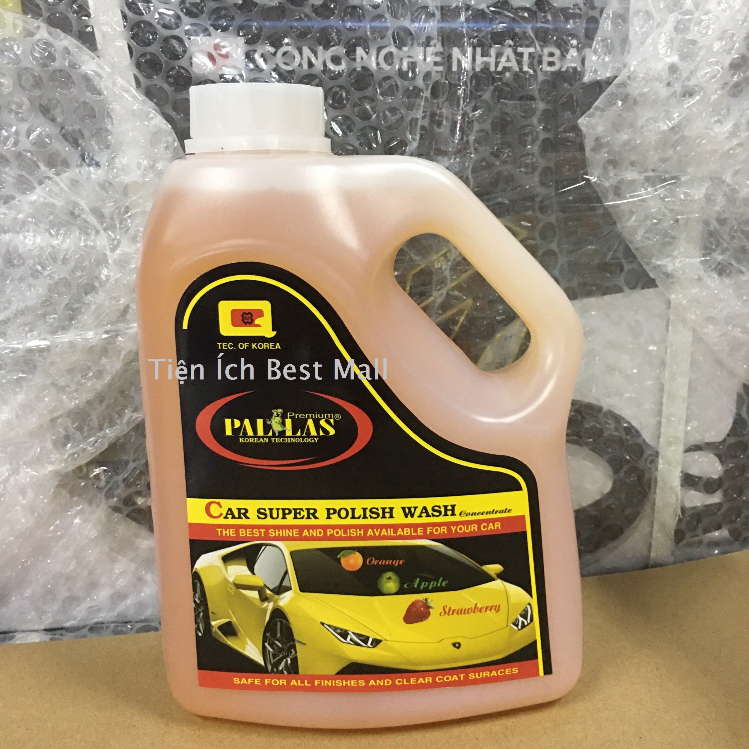 [HCM]Nước rửa xe đậm đặcDung dịch rửa xe siêu bóng PALLAS super polish wash concentrate 1.5L bảo vệ bảo dưỡng mặt sơn xe hơi ô tô xe tải xe khách P 1502