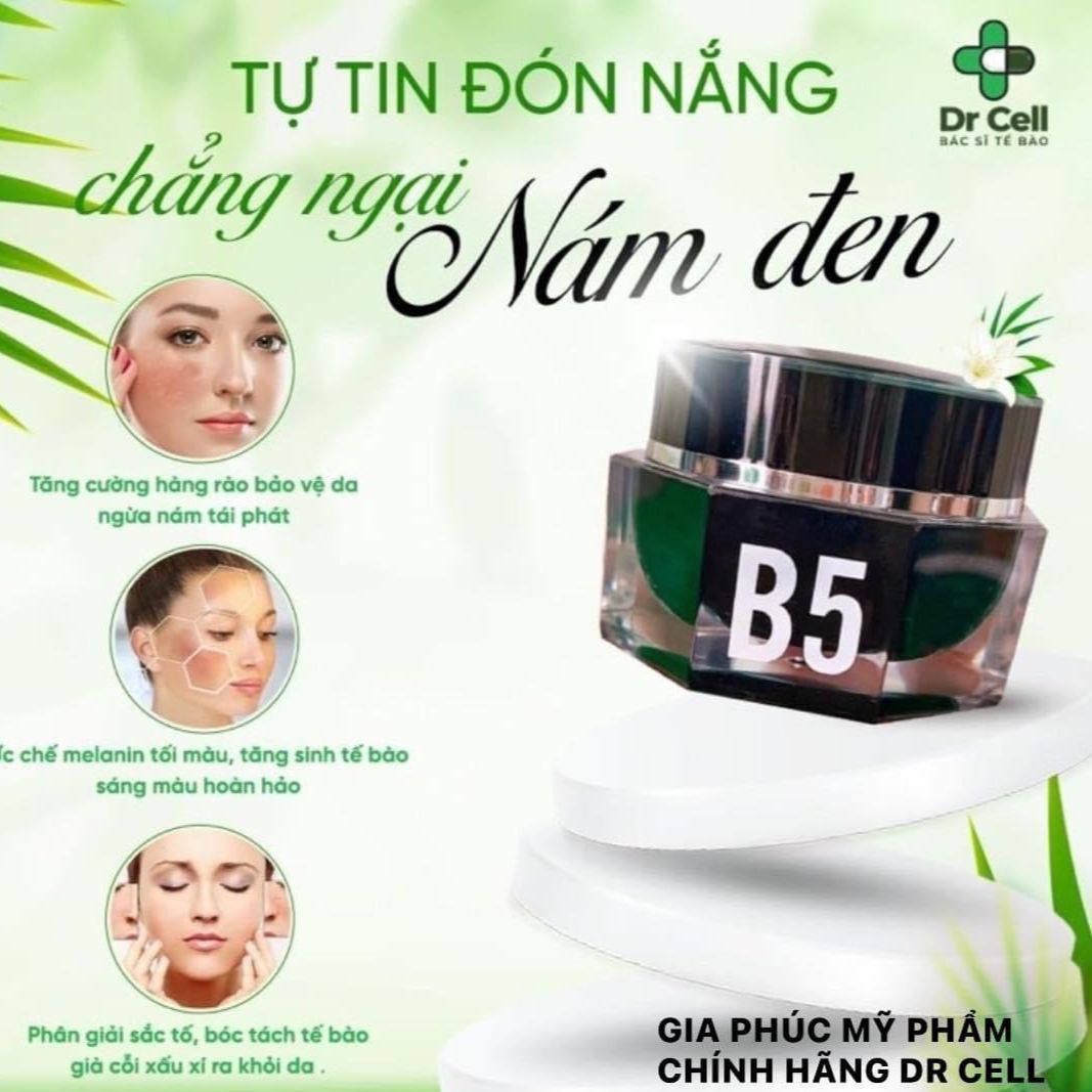Kem b5 dr cell ức chế nám, ngăn ngừa lão hóa, dưỡng trắng hồng da