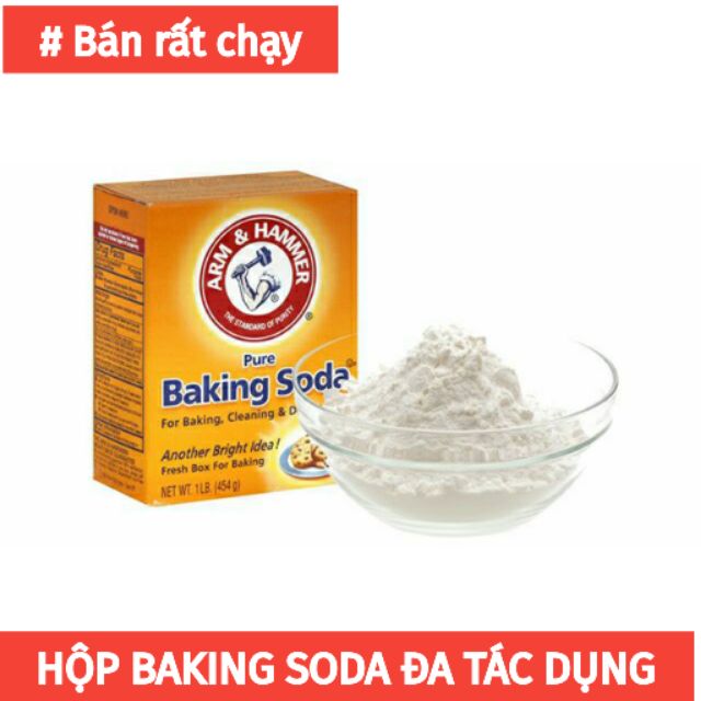 Bột Paking soda đa tác dụng hộp 454g