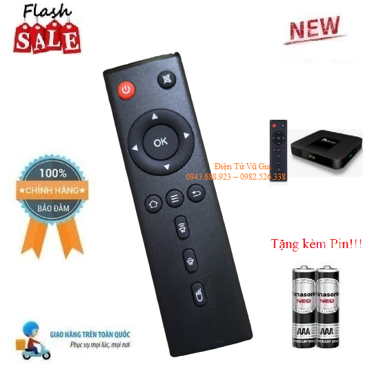 Remote Điều khiển đầu Tv Box Tanix hồng ngoại TX3 Mini,TX3 Max, TX5, TX5 Pro, TX9 Pro, TX92- Hàng mới chính hãng
