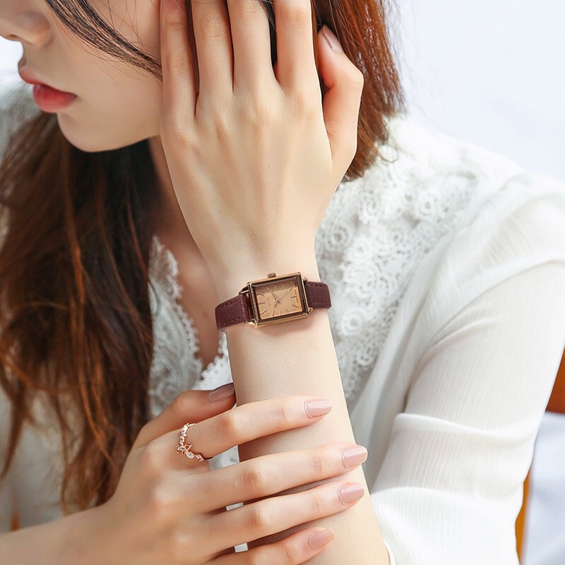 đồng hồ đeo tay✿  Julius Official   Đồng hồ Julius nữ JA-787 dây da