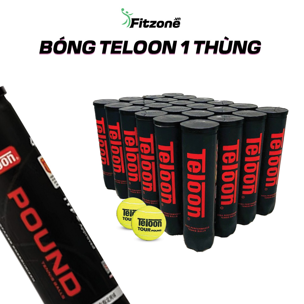Bóng Tennis Teloon Tour Pound - Hàng Nhập Chính Hãng Phù Hợp Tập Luyện Và Thi Đấu Chuyên Nghiệp