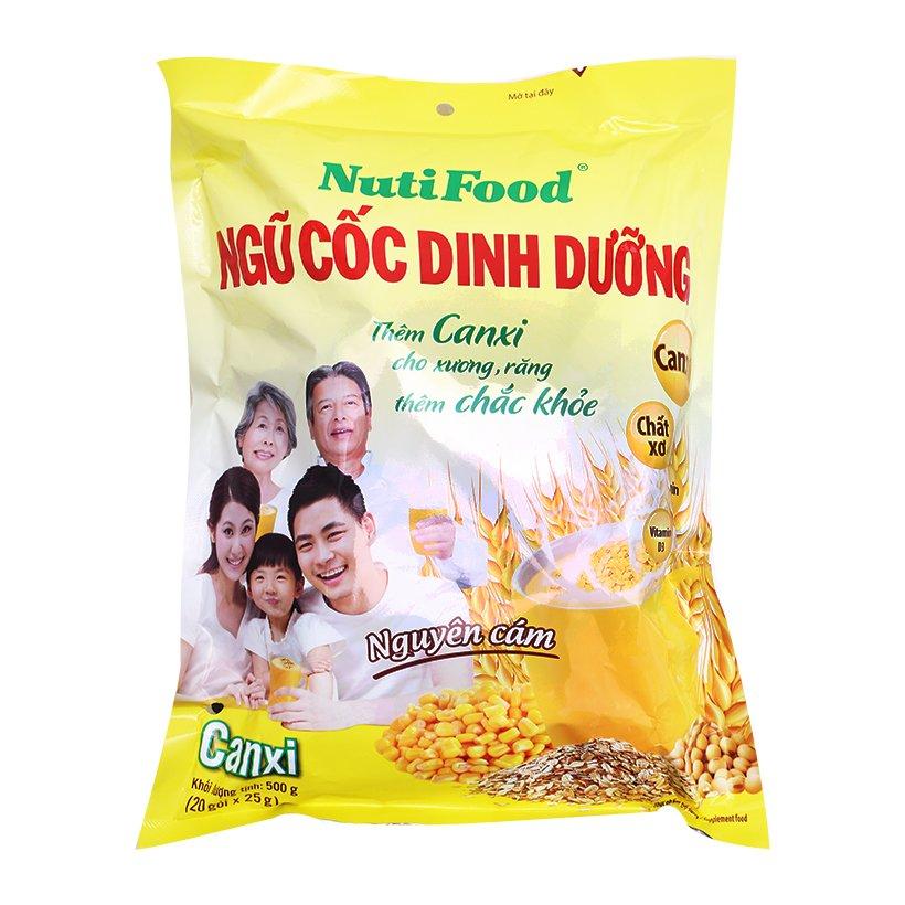 Ngũ cốc dinh dưỡng bổ sung canxi NutiFood gói 500g