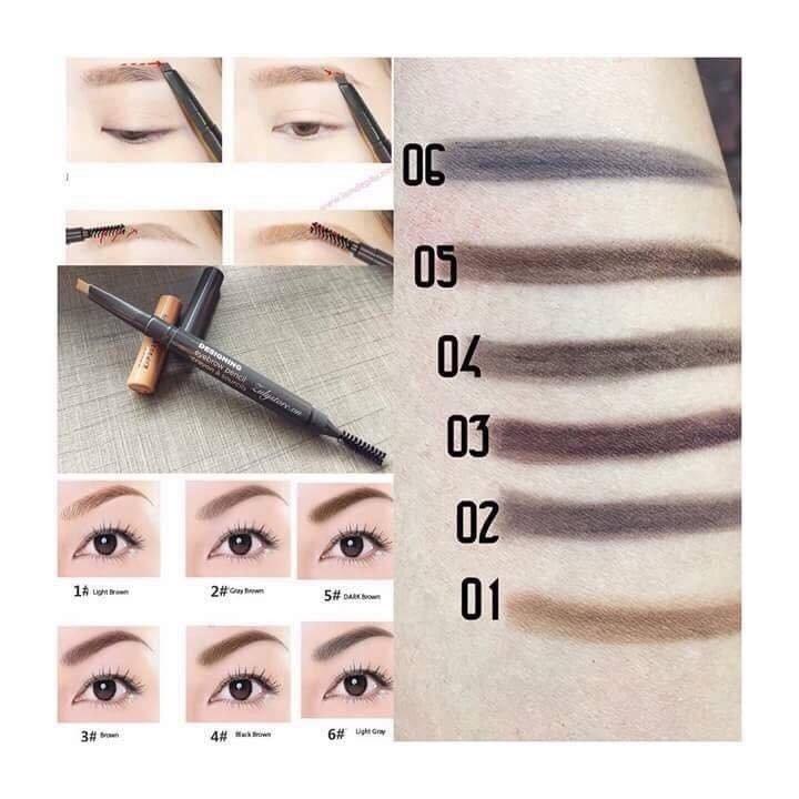 [HCM]Chì kẻ mày The face shop Designing Eyebrow Pencil