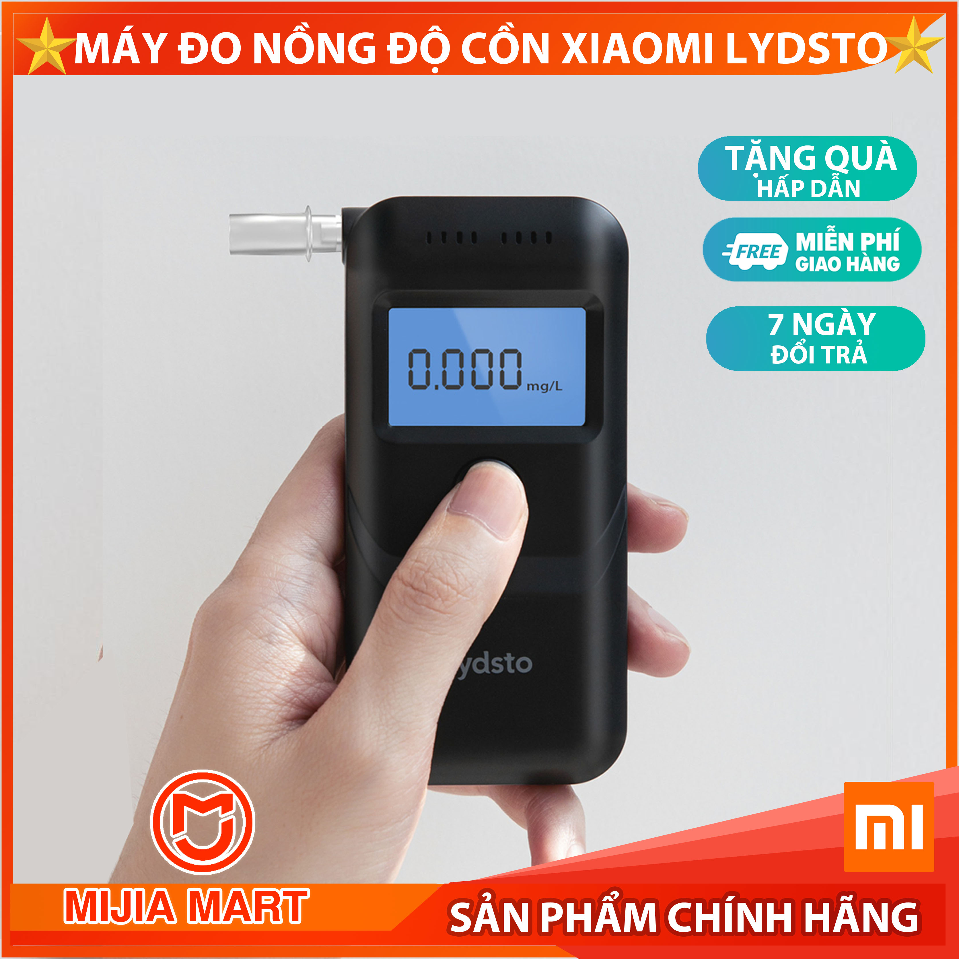 ✅ Máy đo nồng độ cồn Xiaomi Lydsto , Máy kiểm tra nồng độ cồn mini cho lái xe
