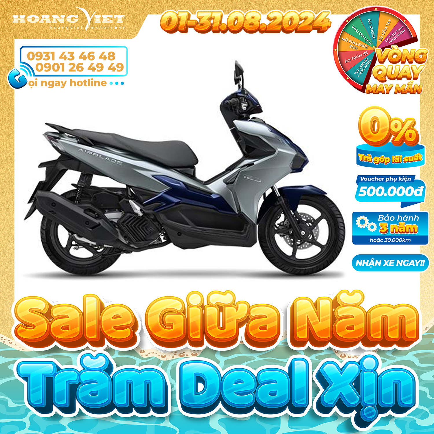 Xe máy Honda Air Blade 160cc 2025 -  Phiên Bản Cao Cấp