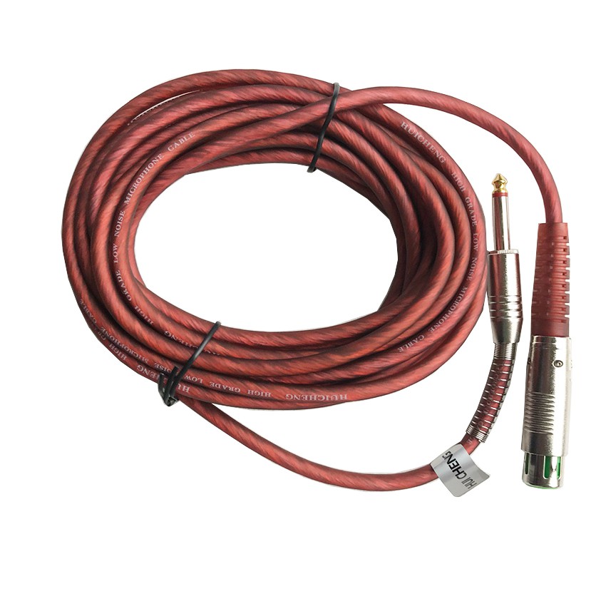 Dây micro đầu 6.5mm dài 6m lõi đồng