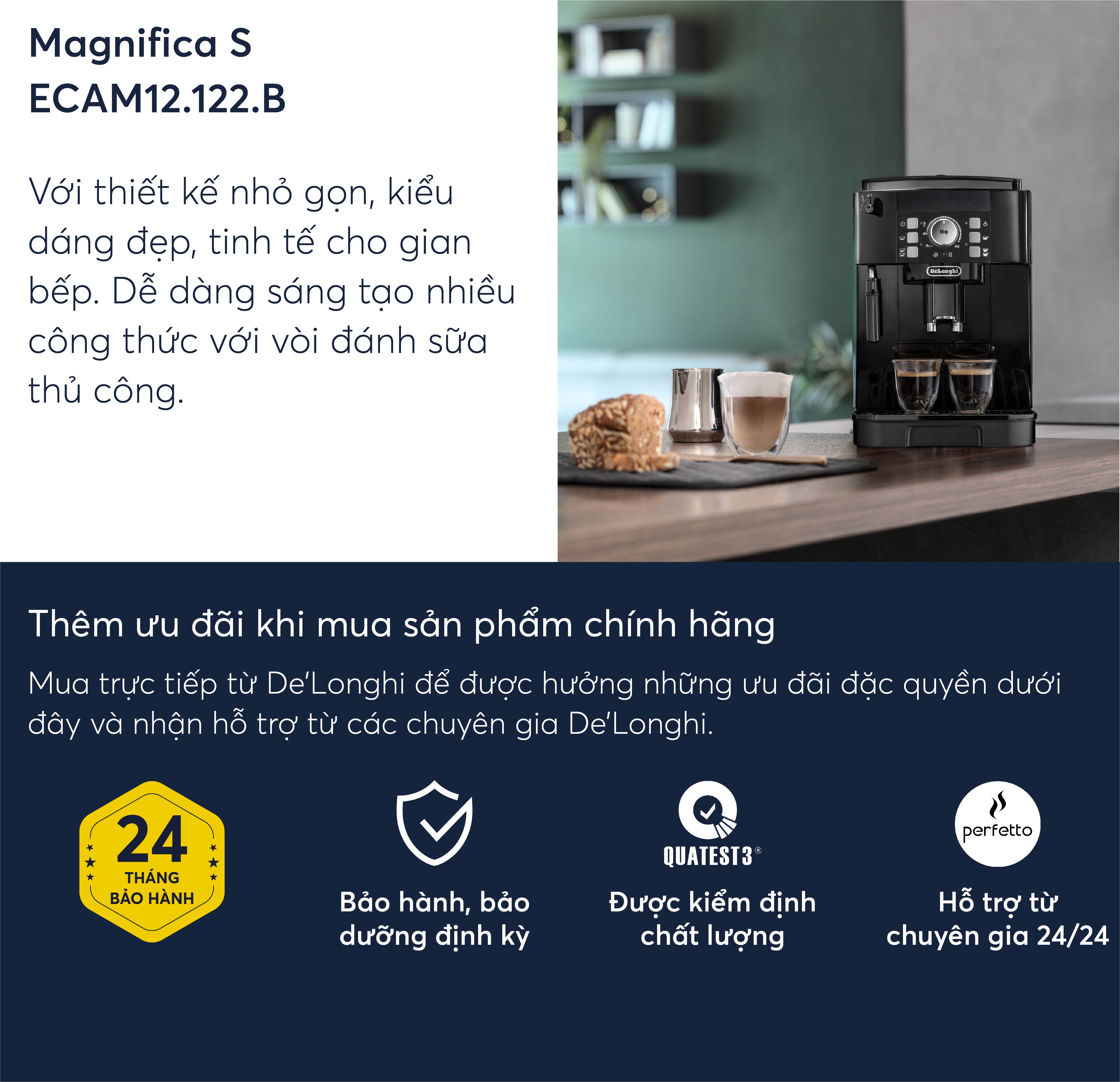 Máy pha cà phê tự động DeLonghi Magnifica S Máy Pha