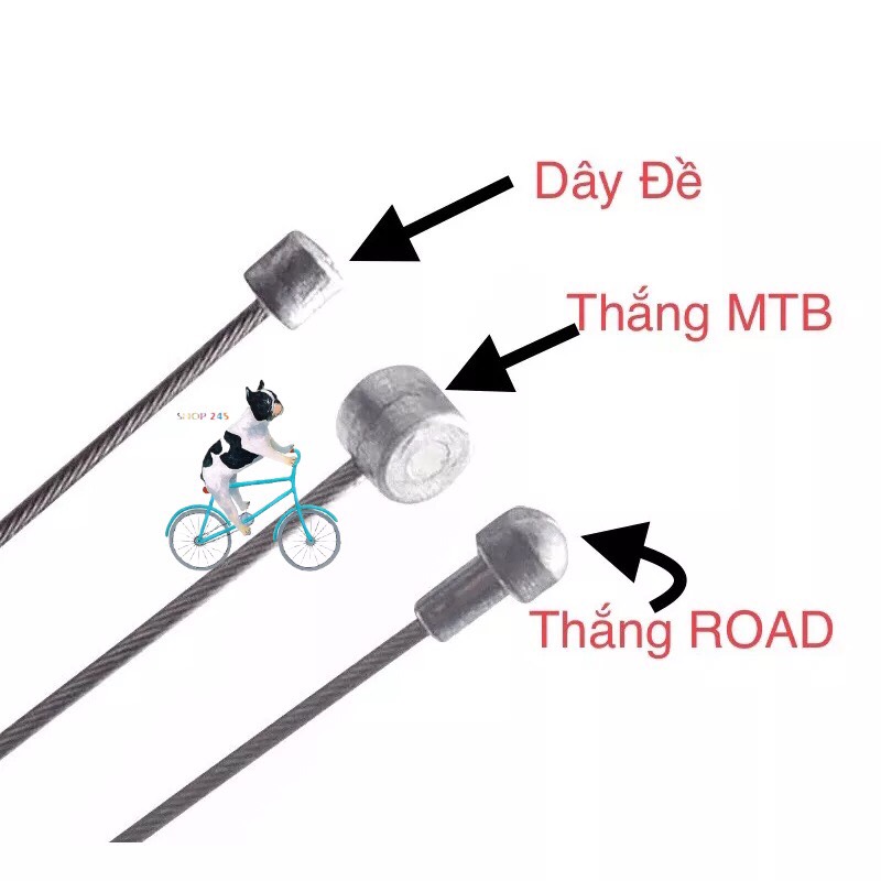 Ruột dây phanh, ruột dây đề, dây ruột đề lõi dây phanh xe đạp